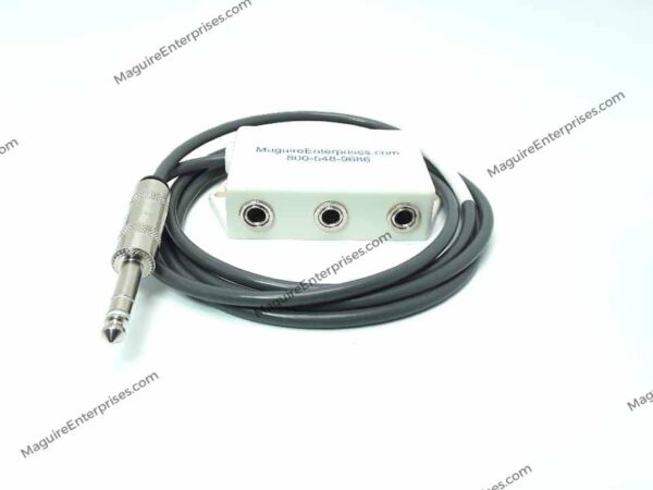 Adapts Philips Healthcare monitor or Maquet-Datascope balloon pump single output to be three outputs..