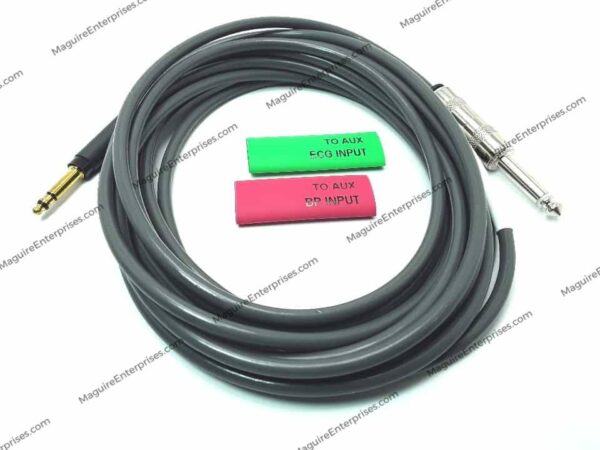 Connects Spacelabs monitor output to Maquet-Datascope balloon pump, Edwards LifeSciences CCO monitor, or Philips-Siemens ultrasound input.