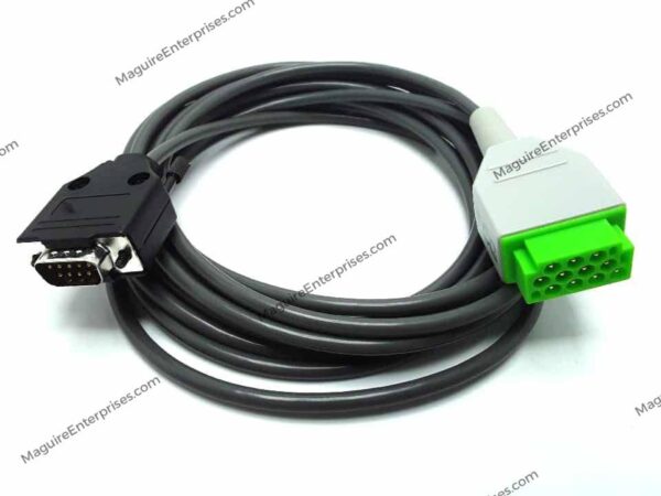 Connects GE Healthcare stress test output to GE Healthcare monitors and specific ultrasound inputs.